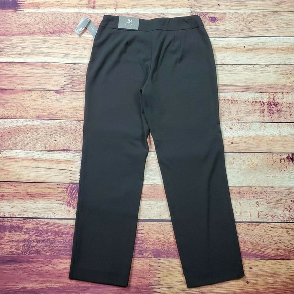 CC - JM Collection Pull-On Dress Pants Women 4P Petite Black Tummy Control - Picture 4 of 10